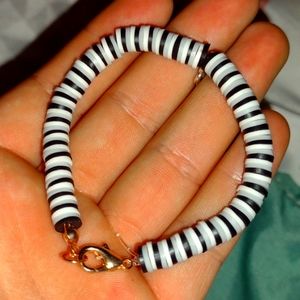 clay bead bracelet